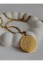 Esma Ül Hüsna Gold Chain Guaranteed Antiallergic Tarnish-Free Steel Necklace - 4
