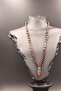 Natural Stone Blood Necklace - Special Design, Courage and Renewal Stone - 3