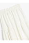 ecru Long Skirt - 3