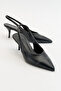 Cosy Black Matte 7 cm Women's Stiletto, High Heels - 2