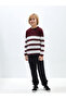 Crew Neck Striped Long Sleeve Boy's Knitwear Sweater - 2