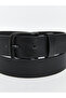 Black Leather-Look Men's Belt from Guliis Store - 4