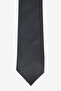 Men's Black-White Patterned Tie - 2