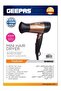 1600W Mini Hair Dryer with Foldable Handle - 2-Speed & 2 Temperature Settings