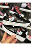 Kitty Printed Black Velcro Children's Sneakers - 5