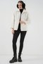 Ecru 5211 Zippered Plush Coat - 2
