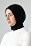 شال عملي جاهز للارتداء بثلاثة أربطة مختلفة باللون الأسود - 4
