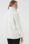 Ecru 5211 Zippered Plush Coat - 7