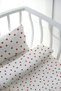 Mother's Side Crib Duvet Cover Set (60X100) - Iconic Series - Red Hearts - 5
