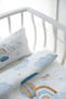 Park Bedding Duvet Cover Set (80X120) - Iconic Series - Blue Clouds and Balloon - 5