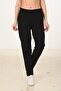 Women's Black Cotton Sweatpants 5610-S - 4