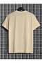 I'M Broken Printed Cotton Round Neck Beige T-Shirt - 2