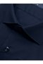 Men's Slim Fit Tericoton Navy Blue Shirt 2100L - 2
