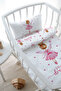 Mother's Side Crib Bedding Set (60X100) - for Baby Series - Knotted Pink Fairy - 3
