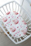 Mother's Side Crib Bedding Set (60X100) - for Baby Series - Swan with Pink Background - 4