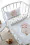 Mother's Side Crib Bedding Set (60X100) - for Baby Series - Bear in a Pink Balloon - 3
