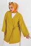 Side Tie Kimono Mustard 2147 - 5