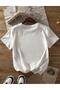 Love Yourself Printed Cotton Round Neck White T-Shirt - 2
