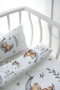 Mother's Side Crib Bedding Set (60X100) - for Baby Series - Bear Sleeping on the Moon - 5