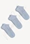 - 3-Piece Basic Plain Booties Socks