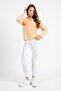 Women's V-Neck Slim Knitwear Sweater Salmon - 2