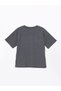 Lcw Kids Gray Crew Neck Printed Baby Boy T-Shirt and Shorts 2-Piece Set - 4