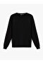 Basic Knitwear Sweatshirt Crew Neck Long Sleeve - 3