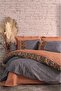 Folk Art Double Duvet Cover Set Dalila Cinnamon