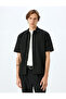 Short Sleeve Regular Fit Viscose Blended Basic Shirt - 2
