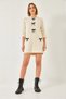 Women's Ecru Bow Detailed Knitwear Dress 20247565 - 2