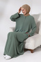 Mint Women's Aerobin Hidden Zipper Hijab Ferace Dress - 7