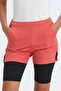 SABLE K Women's Shorts Orange - 7