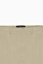 Men's Light Khaki Slim Fit Slim Fit Elastic Waist Side Pocket Casual Pants - 8