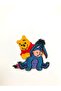 مجموعة رباعية من رقعة Winnie المنسوجة المزخرفة المزخرفة بالحديد - 4