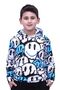 Smiley Face Patterned Hooded Unisex Sweatshirt