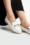 Women's Ballet Flats with Buckle Detail, Stylish Comfortable Orthopedic Casual Shoes - 6