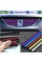 Carbon Color Car Interior Air Conditioner Grille - Decorative Strip Trim Set - 8
