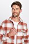 Men's Slim Fit Slim Fit Lumberjack Single Pocket Checked Winter Shirt - 2