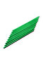 Green Decorative Striped Air Conditioner Grille - Car Interior Trim Set - 3