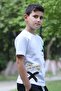 Round Neck Printed Crew Neck T-Shirt - 2