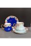 Saray Porcelain Hand Painting Set of 2 Coffee Cups - 3