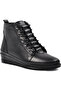 Genuine Leather Boots 7685 Black - 2