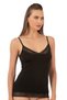 Özkan 22795 Women's Cotton Modal Collar and Skirt Lace Thin Strap Tank Top - 4
