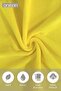 100% Cotton 4-Piece Yellow Towel Set - 2 Hand Towels and 2 Bath Towels - 4