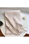 Solid Color Puff Shawl - Winter Neck and Shoulder Shawl - Nude - 2