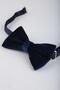 Bow Tie P1901 - Navy Blue Glitter Velvet Groom Dress - 4