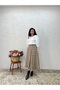 Pleated Collage Dark Blue Plaid Skirt - 5