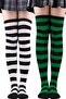 Women's Thick Stripe 2-Piece Knee High Socks - 4
