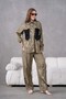 Women's Pocket Detailed Jacquard Shirt Double Set - 3