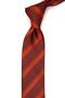 Orange Line Pattern Slim Tie Sk8024